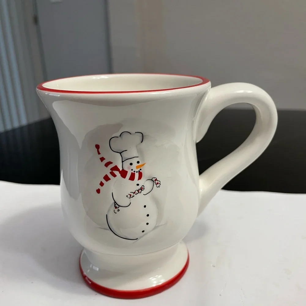WILLIAMS SONOMA Snowman Mug